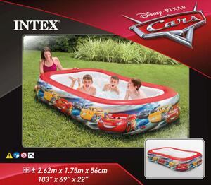 INTEX Piscină Cars, multicolor, 262x175x56 cm