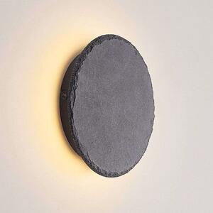 Lindby - Peetu Round LED Aplică de Perete Black