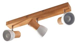 Lindby - Thorin 3 Plafonieră Wood/White Lindby