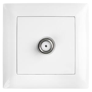 Priză pentru Antenă cu Ramă OSTE JNH012-A WHITE