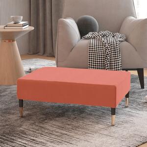 Taburet, roz, 78x56x32 cm, catifea