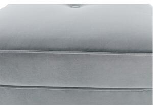 Taburet modern Culoare gri deschis/alb, RUFINO NEW