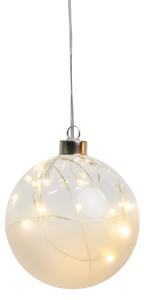 Räder Ornament mat din sticla luminat LED