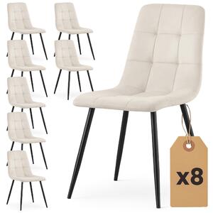 Set 8 scaune de sufragerie Nairobi (bej). Promo -22%. 1152354