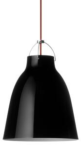 Fritz Hansen - Caravaggio P2 Lustră Pendul Black 3m