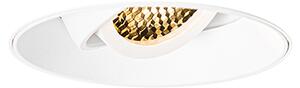 Spot modern îngropat alb GU10 rotund fără cadru - Oneon Honey