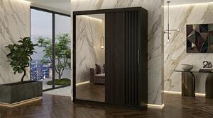 Dulap dressing Riga 2 usi cu oglinda, 150 cm, Wenge
