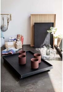 Ferm LIVING - Bon Wooden Tray Large Bl. Stained Oak