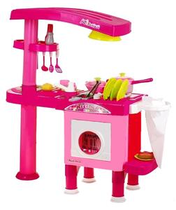 Aga4Kids Bucătărie din plastic KITCHEN 008-82 Roz