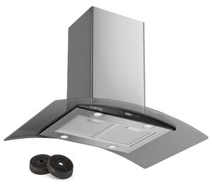 Klarstein Hota, Colette, 90 cm, 600 m³/h, clasa energetică A, oțel inoxidabil, argintie