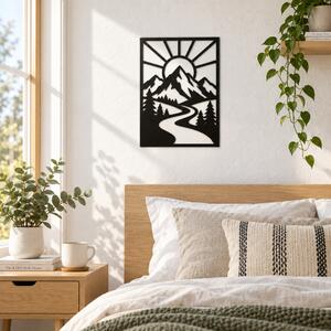 Placă decorativă Munte Răsărit, 24 x 32 cm | NOOT