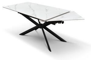 Masă Paris Rotativă extensibilă, ceramică-picior metalic 160 cm/90 cm/ 76 cm