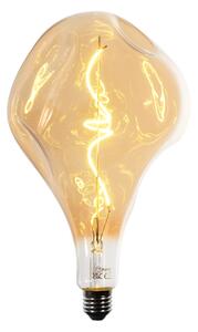 Bec LED E27 dimabil cu filament spiralat PS160 chihlimbar 6W 340 lm 1800K