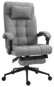 Vinsetto Scaun de Birou Ergonomic Rabatabil Tetiera si Suport Pentru Picioare Detasabil