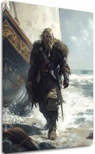 Imaginea pe panza Viking on the Coast - Motivul istoric