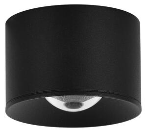 Zambelis Spot LED pentru exterior, S131, Ø 8 cm, negru nisip, Negru, Metal, Modern