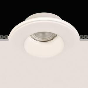 ACB ILUMINACIÓN Yota - Spot halogen încastrat din gips, Alb, Camera de zi / sufragerie, Piatră, Modern, Corpuri de iluminat încastrate rotunde