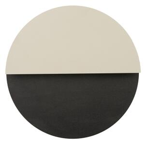 Aplică LED LUNA LED/7W/230V d. 26 cm negru/bej