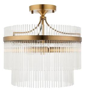 Lustră aplicată Endon 112575 MARIETTA 3xE14/7W/230V alamă/transparent
