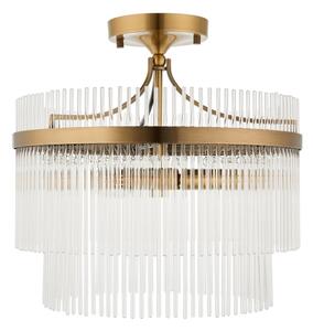 Lustră aplicată Endon 112575 MARIETTA 3xE14/7W/230V alamă/transparent