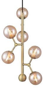 Halo Design - Atom Vertical Lustră Pendul Antique Brass