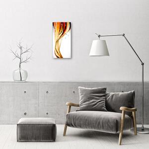 Ceas de perete din sticla vertical Culoare Art Abstracție
