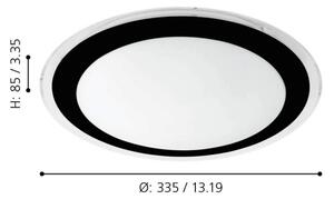 Eglo 99404 - Plafonieră LED COMPETA LED/18W/230V