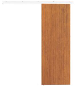 HOMCOM Ușă Culisantă de Interior 75x210 cm, Șină Silențioasă din Aliaj de Aluminiu, Kit Accesorii, Ghidaj, Ușă de Interior Stil Minimalist, din MDF, Impermeabilă, pentru Bucătărie, Baie, Birou | Aosom Romania