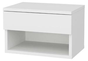 Noptiera Jamot, alb, PAL, 45x29x32 cm