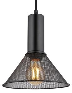 Lustră pe cablu JEDD 1xE27/60W/230V negru Globo 15648H1