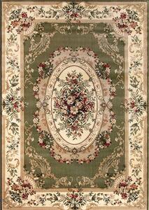 Covor Clasic Sufragerie Dormitor, Model Lotos 1557 310, Crem Verde 80x150