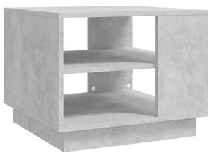 Măsuță de cafea, gri beton, 55x55x43 cm, PAL