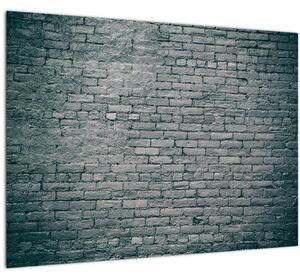Tabloul cu perete din cărămidă (70x50 cm)