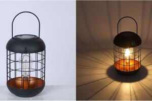 Luxform Lampă solară de masă cu LED de grădină Lighthouse, cupru/negru 21151.000.00