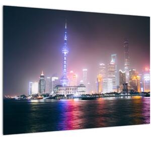 Tabloul Shangai nocturn (70x50 cm)