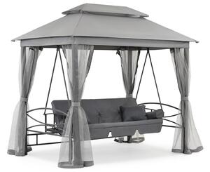 Balansoar de grădină din metal Nice Premium Garden Point gri