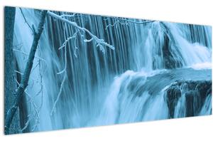 Tablou - cascadele închețate (120x50 cm)