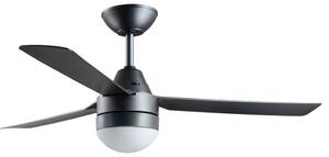 Ventilator de tavan Megara cu lumină, titan, 122 cm, silențios - Beacon Beacon Lighting, Megara, Gri, Camera de zi, Plastic, Modern