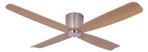 Ventilator de tavan Fraser, crom/teak, DC, silențios, Ø 132 cm - Beacon Beacon Lighting, Fraser, Lemn, Camera de zi, Lemn, Modern