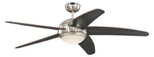 Ventilator de tavan cu LED-uri Bendan, crom/lemn, silențios - Westinghouse Westinghouse, Bendan, reglabil, Lemn, Camera de zi, Lemn, Modern