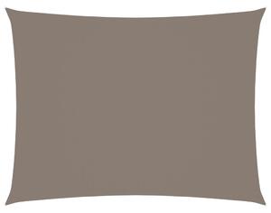 Parasolar din țesătură oxford, gri taupe, 4x6 m, dreptunghiular