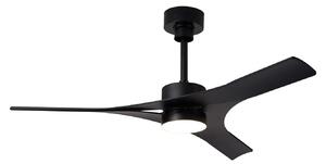 Ventilator de tavan cu LED-uri Thai, negru, DC silențios, CCT - Mantra Mantra Iluminación, Thai, reglabil, Negru, Camera de zi, Plastic, Modern