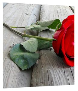 Tablou cu trandafir (30x30 cm)