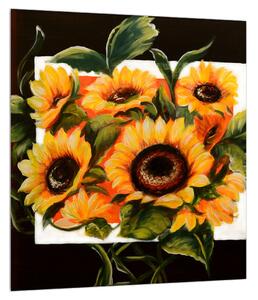 Tablou cu floarea soarelui (30x30 cm)