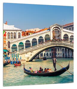 Tablou cu gondola venețiană (30x30 cm)