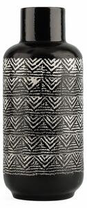 Vază ceramică YL711 Zuba, negru-alb