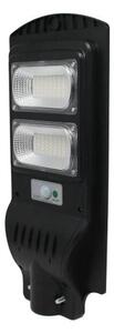 Corp Stradal Solar LED Novelite 60W, 6500K, IP65, Senzor Miscare, Dimensiuni 220x55x485mm, Iluminat Exterior Automatizat, Eficienta Energetica