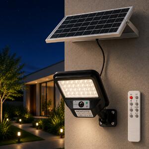 Corp Stradal Solar Novelite Suno 40W LED cu Senzor Miscare 3CCT IP54 - Iluminat Exterior Autonom Ecologic pentru Alei si Gradini Eficienta Mare