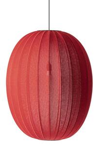 Made By Hand - Knit-Wit 65 High Oval Lustră Pendul Maple Red
