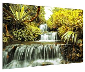 Tadlou cu cascade din Indonesia (90x60 cm)